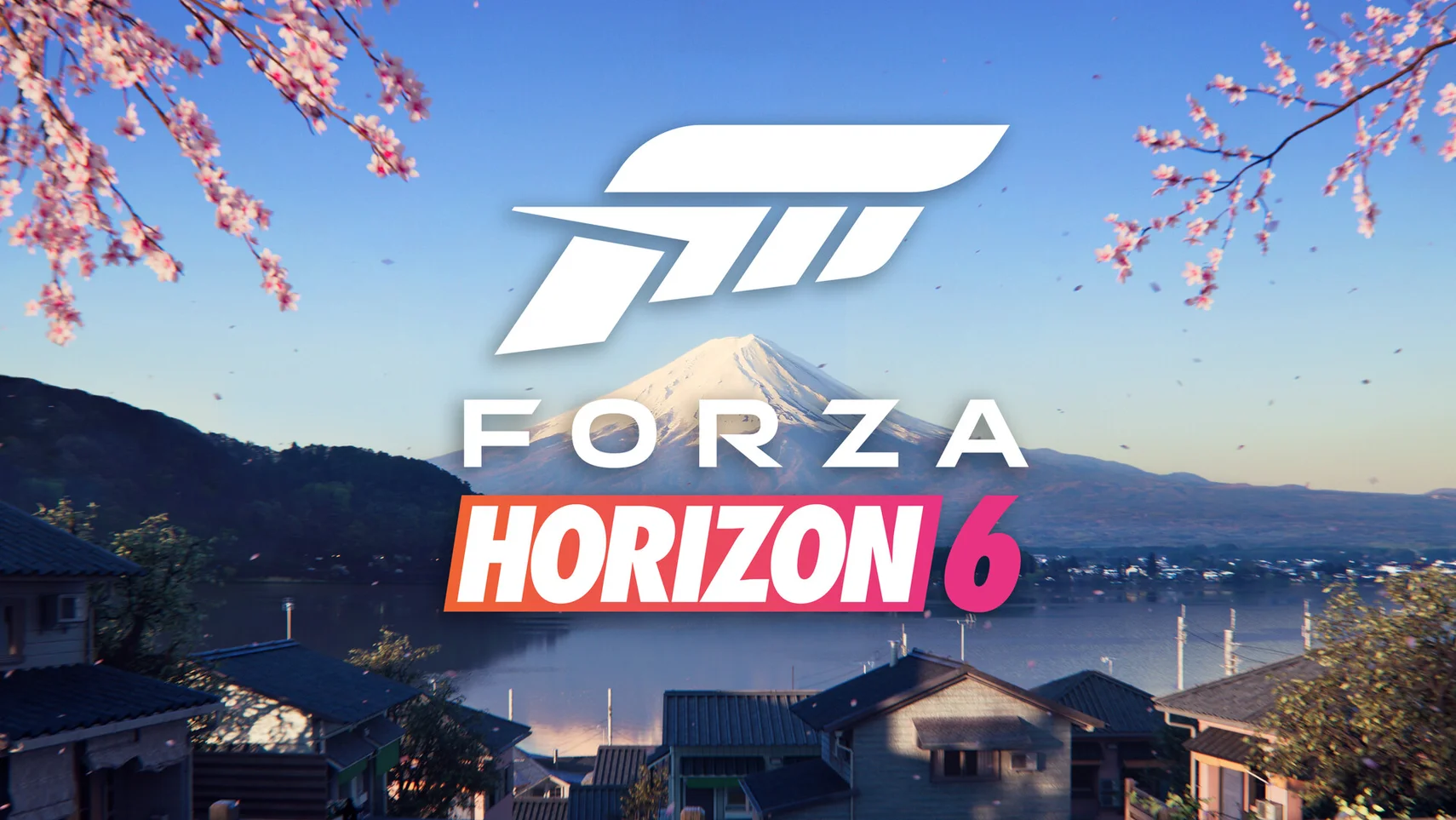 Forza-Horizon-6-promo-image-showing-the-game's-name-overlaid-on-a-scenic-view-in-Japan